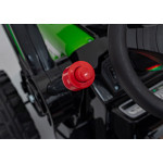 Elektrický traktor/bager - zelený